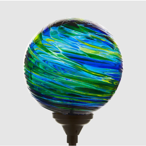  Kitras Art Glass Calico Solar Light Oceana 
