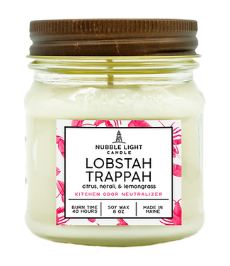 Nubble Light Candle Lobstah Trappah Soy Candle 8 oz