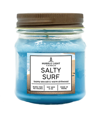 Nubble Light Candle Salty Surf Soy Candle 8 oz