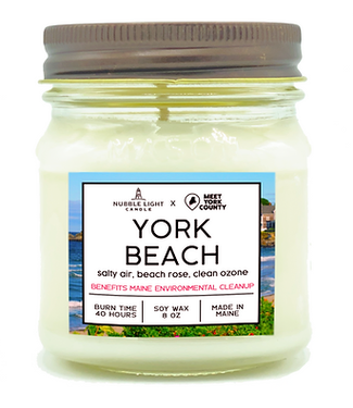 Nubble Light Candle York Beach Soy Candle 8 oz