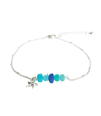 Rain Jewelry Collection Silver Starfish Anklet