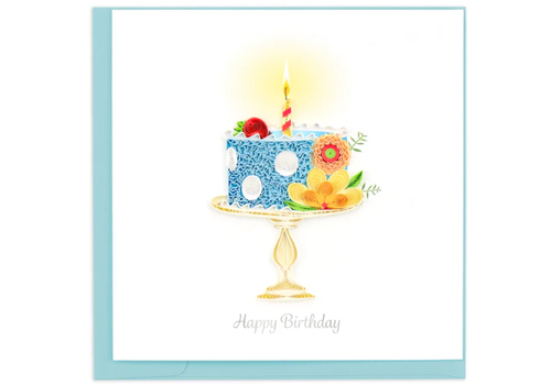  Quilling Cards Whimsical Birthday Cake Quill Card 
