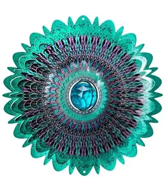 Spinfinity Designs Crystal Cosmic Mandala Wind Spinner
