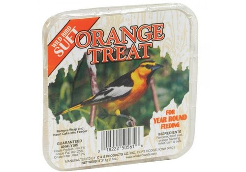  Lizzie Mae Bird Seed C&S Orange Treat Suet 