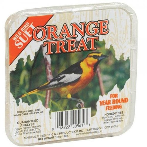 Lizzie Mae Bird Seed C&S Orange Treat Suet 