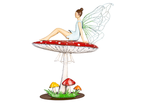  Metal & Acrylic Fairy Statuary 