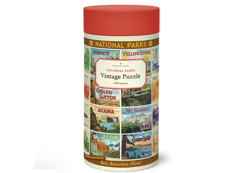  Cavallini Papers & Co National Parks 2 Vintage Puzzle 1000PC 