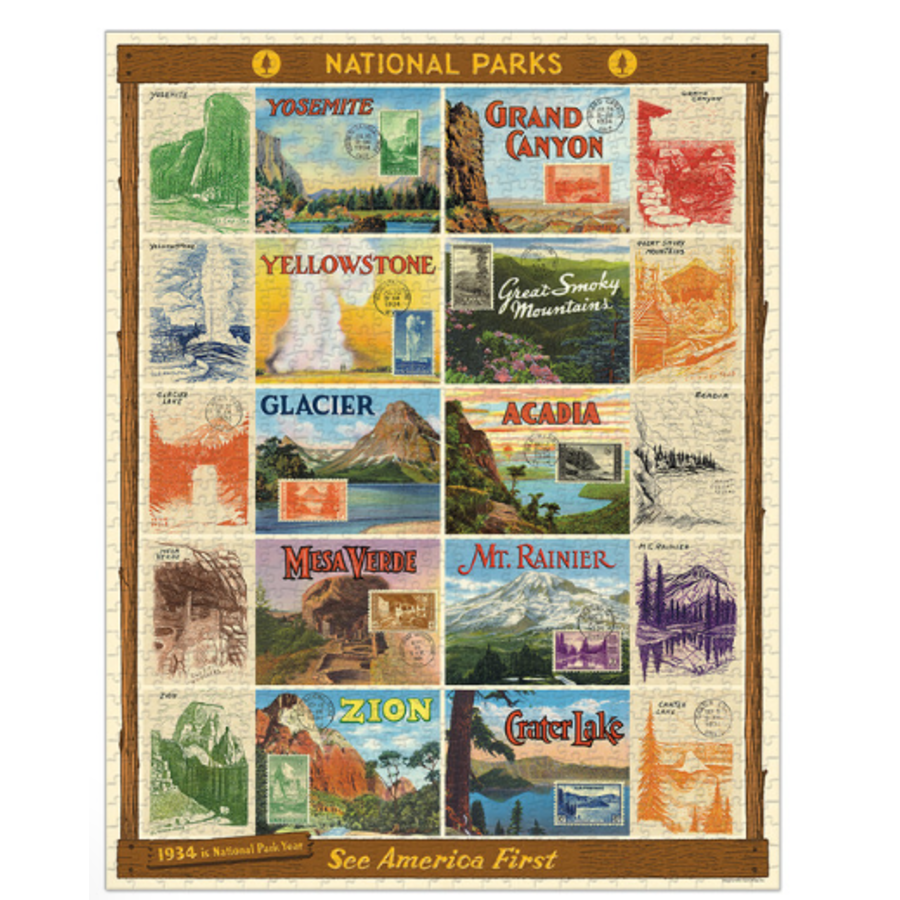 National Parks 2 Vintage Puzzle 1000PC