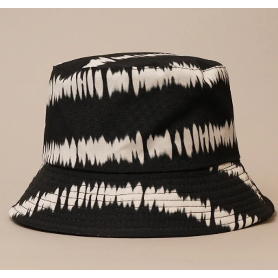 Reversible Tie-Dyed Bucket Sun Hat