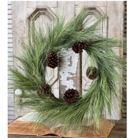 24" Loft Needle Pine Wreath