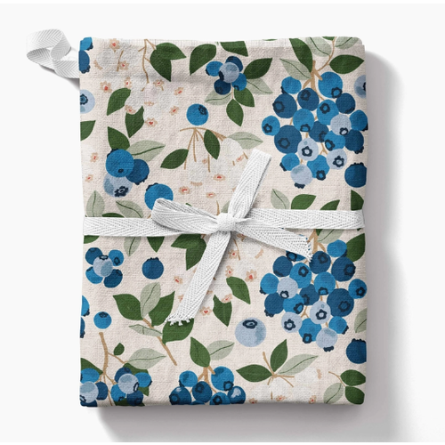  Paper Farm Press Blueberry Field Tea Towel 