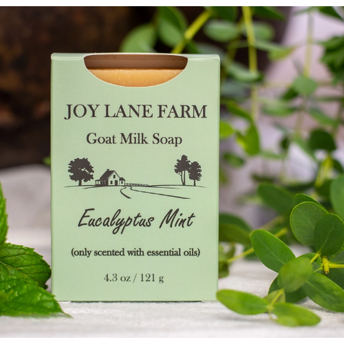  Joy Lane Farm Eucalyptus Mint Goat Milk Soap 