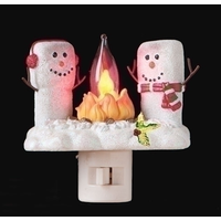 Marshmallows with Holly Campfire Nightlight