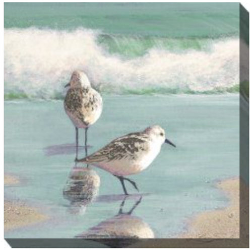 West of the Wind 24x24 Outdoor Art Happy Couple   West of the Wind 24x24 Outdoor Art Happy Couple