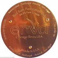 Antimicrobial Copper Bird Bath Purification Disk