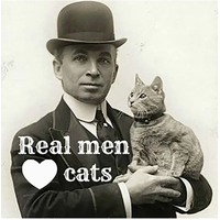 Real Men Love Cats Magnet