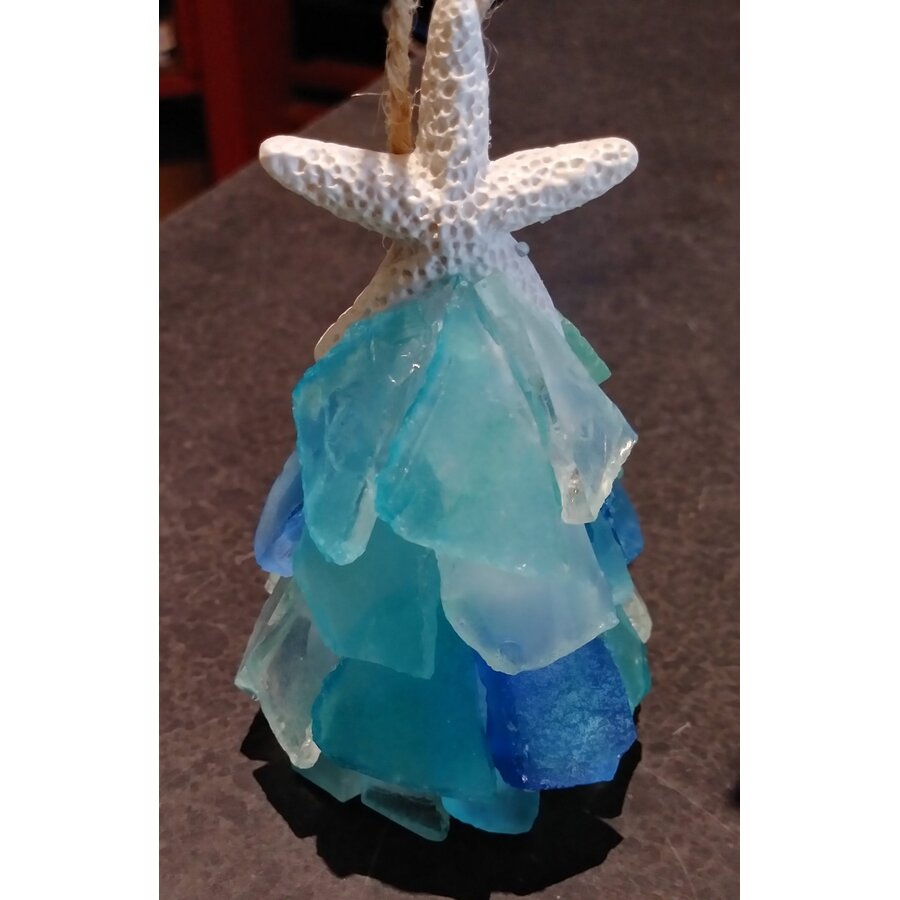Mini 3D Seaglass Tree Ornament