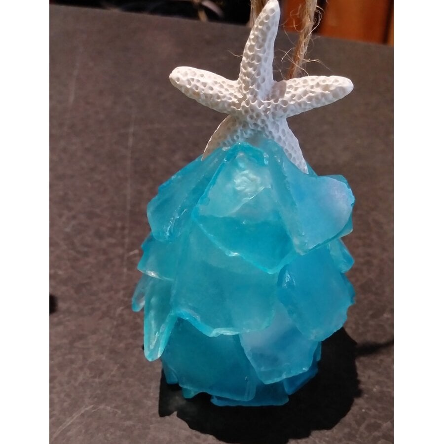 Mini 3D Seaglass Tree Ornament