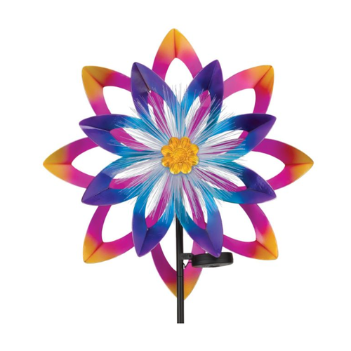  19" Burst Solar Wind Spinner - Flower 