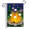 Campfire S'mores Garden Flag