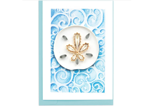  Quilling Cards Sand Dollar Gift Enclosure Card 