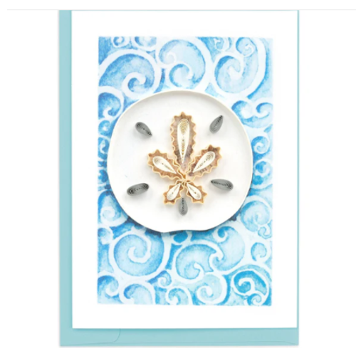  Quilling Cards Sand Dollar Gift Enclosure Card 