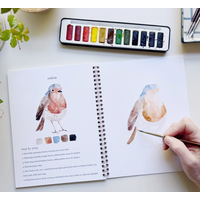 Birds Watercolor Workbook