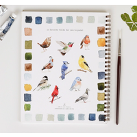 Birds Watercolor Workbook