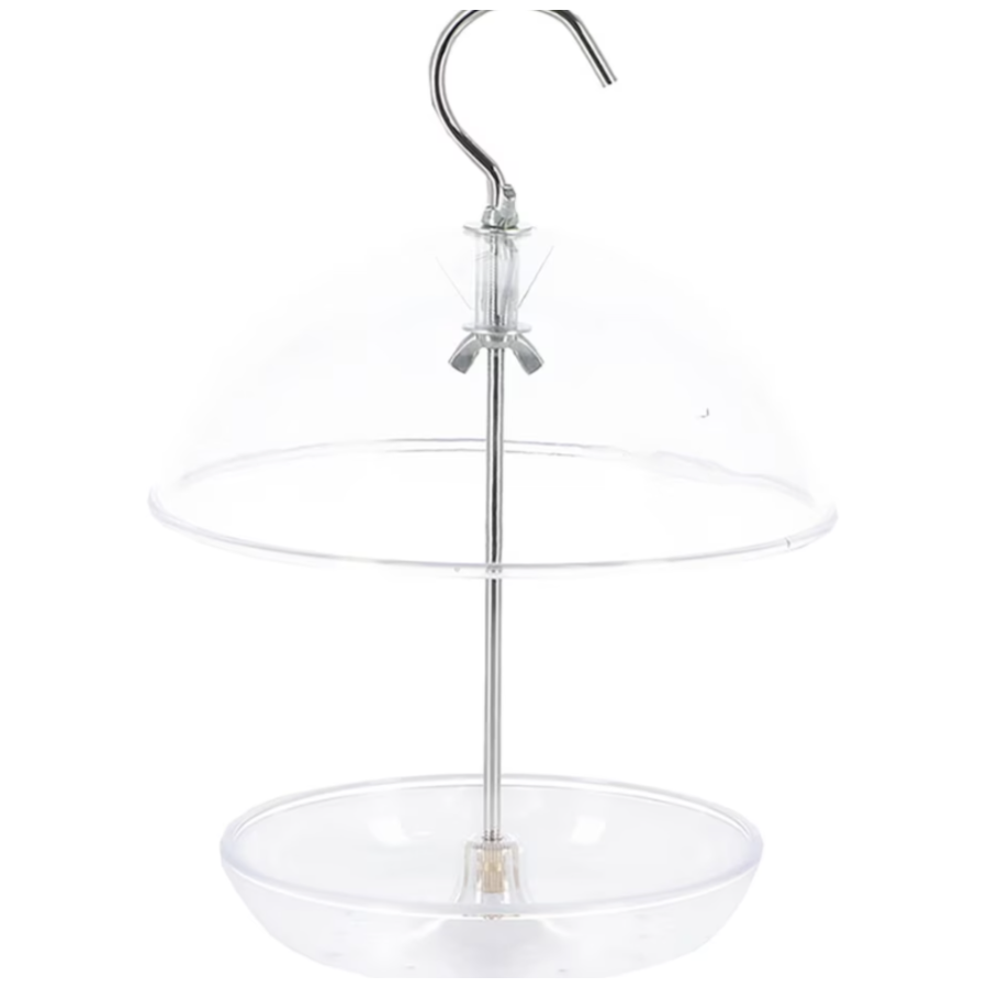 Acrylic Robin Feeder with Dome