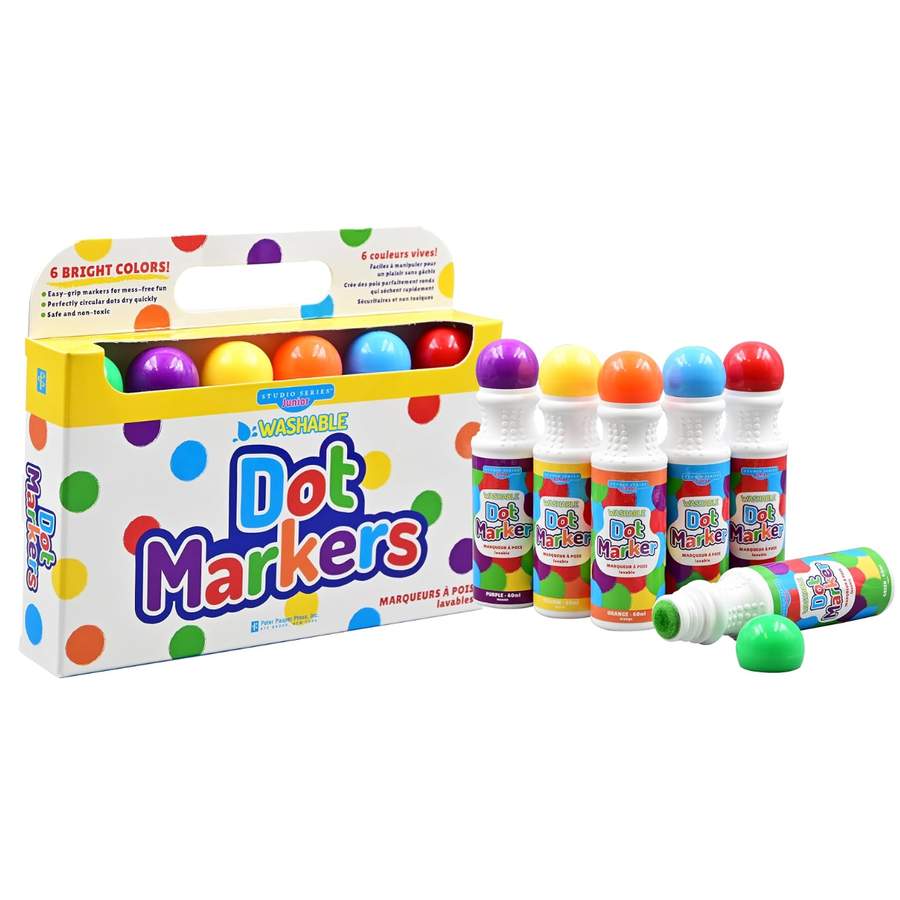 Washable Dot Markers (Set of 6)