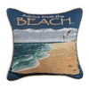 Advice From the Beach Square Pillow