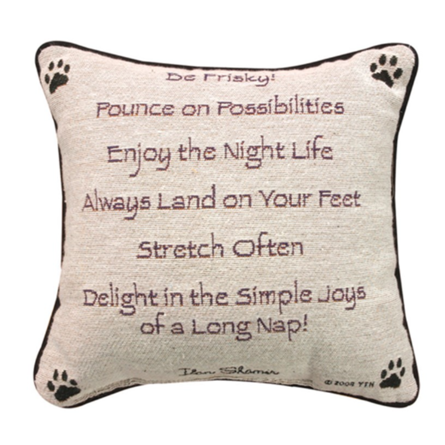 Advice From a Cat Square Pillow