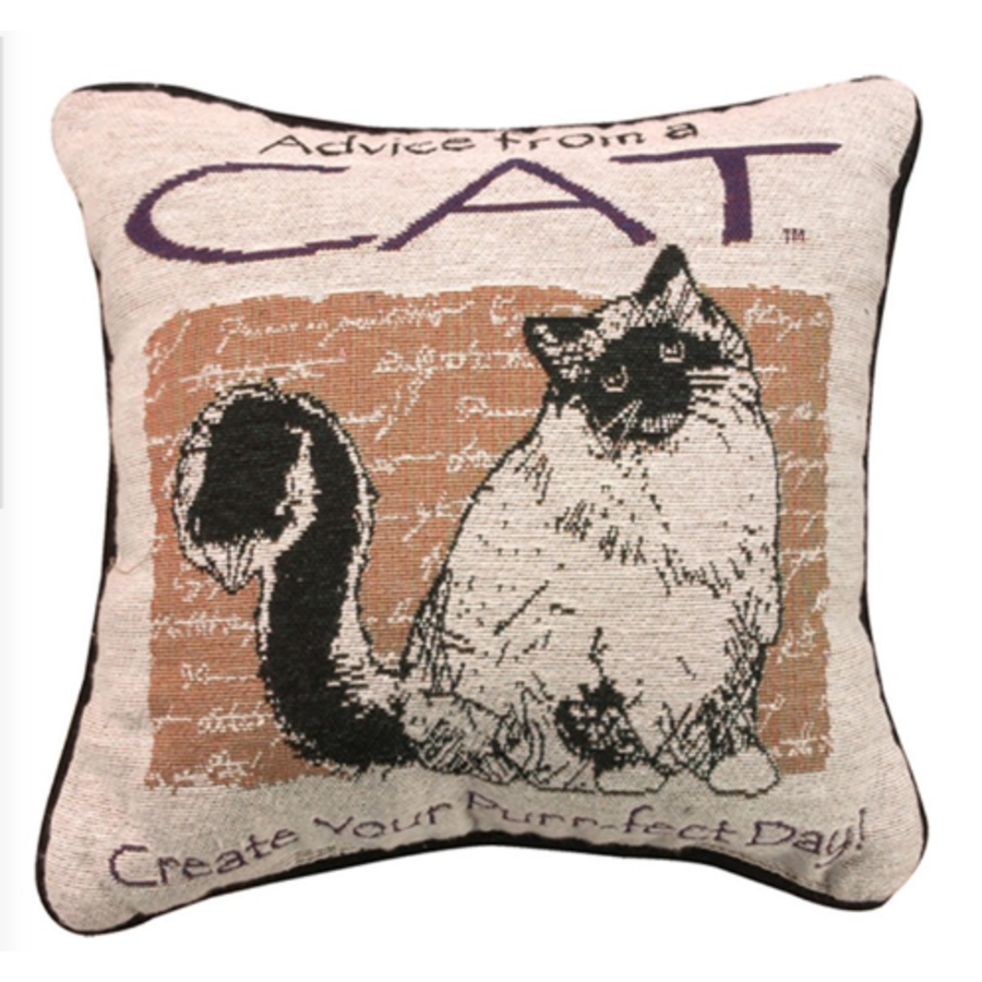 Advice From a Cat Square Pillow