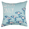 Chromatic Coast Locals Only Climaweave Square Pillow