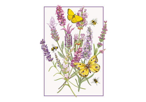  Sugarhouse Greetings Lavender & Butterflies Thank You Card 