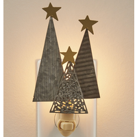 Galvanized Trees Night Light
