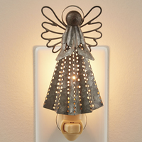Galvanized Angel Night Light