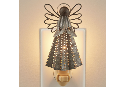  Park Designs Galvanized Angel Night Light 