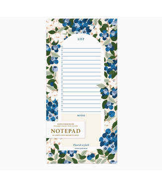 Paper Farm Press Blueberry Field Market List Notepad