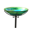 Bradley Caldwell, Inc Glass Birdbath with Stake