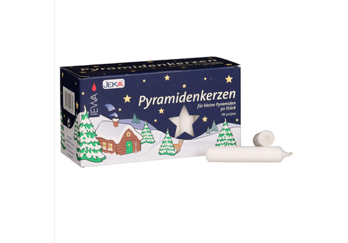 Alexander Taron German Candle White  3"H 