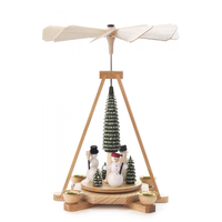 Pyramid Snowmen & Trees with Tea Candles