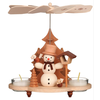 Alexander Taron Pyramid Snowman with Tea Candles