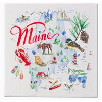 Maine State Collection 8" Ceramic Trivet