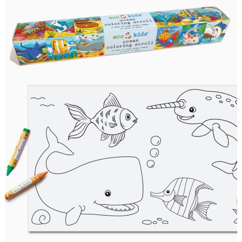 eco-kids Ocean Coloring Scroll 