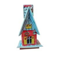 Metal Incense House with Incense