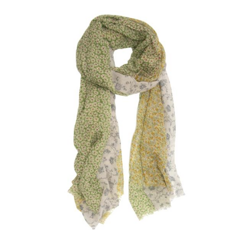  Joy Accessories Tri-Floral Scarf 