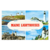 Found Image Press Maine Lighthouses Vintage Image Postcard