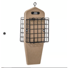 Two Cake Suet Feeder with Tail Prop Taupe