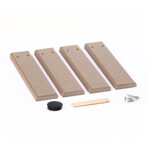  Platform Bird Feeder Leg Set Taupe 